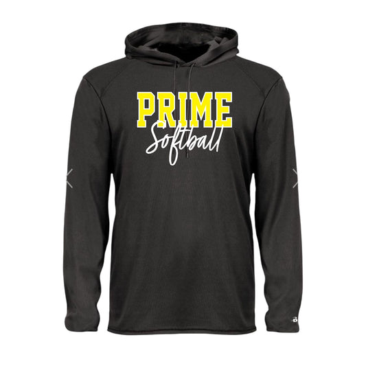 PRIME OUTLINE Black Long Sleeve with Hood [ADULT]