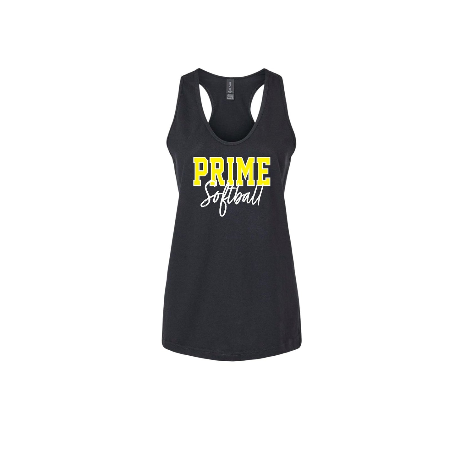 PRIME OUTLINE Women's Black Tank Top [ADULT]
