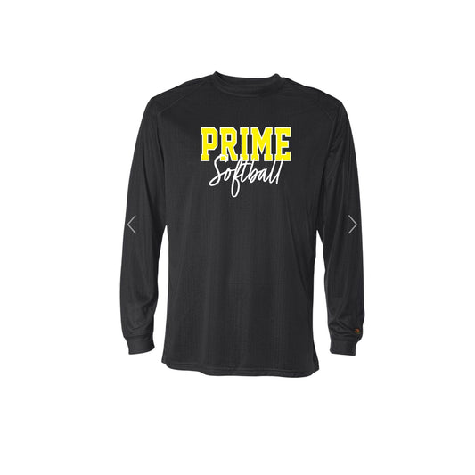 PRIME OUTLINE Black Sport Long Sleeve [ADULT]