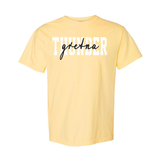 THUNDER LAYERED Soft Yellow Tee [ADULT]