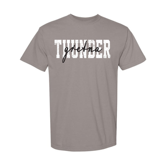 THUNDER LAYERED Grey Tee [ADULT]