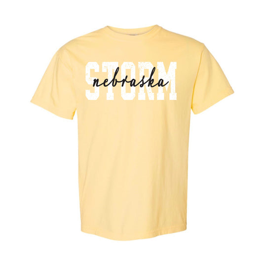 STORM LAYERED Soft Yellow Tee [ADULT]