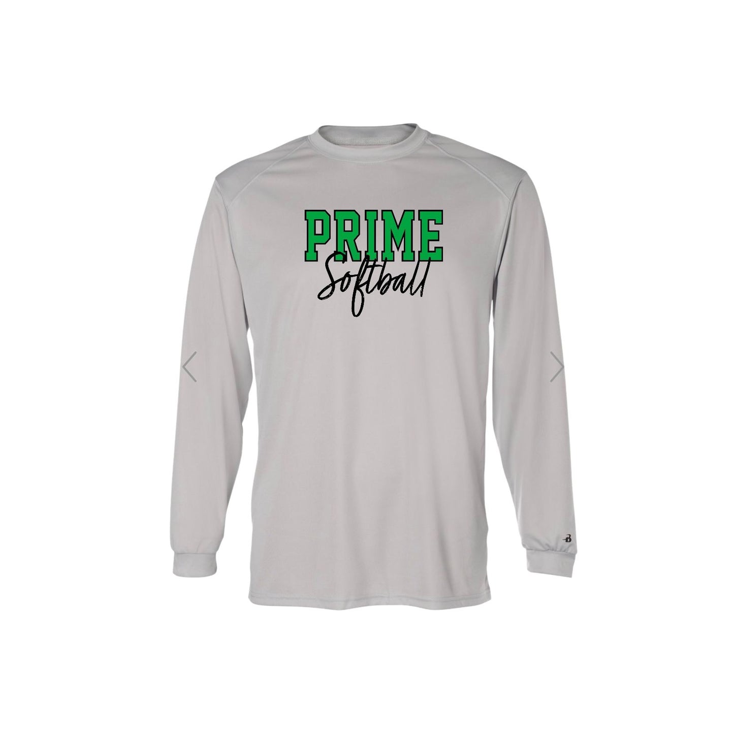 PRIME OUTLINE Grey Sport Long Sleeve [ADULT]