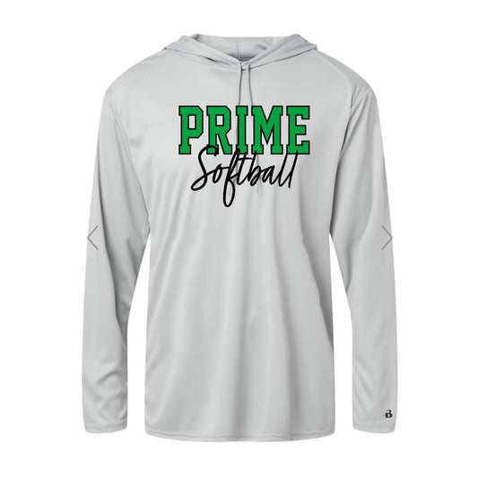 PRIME OUTLINE Silver Long Sleeve with Hood [ADULT]
