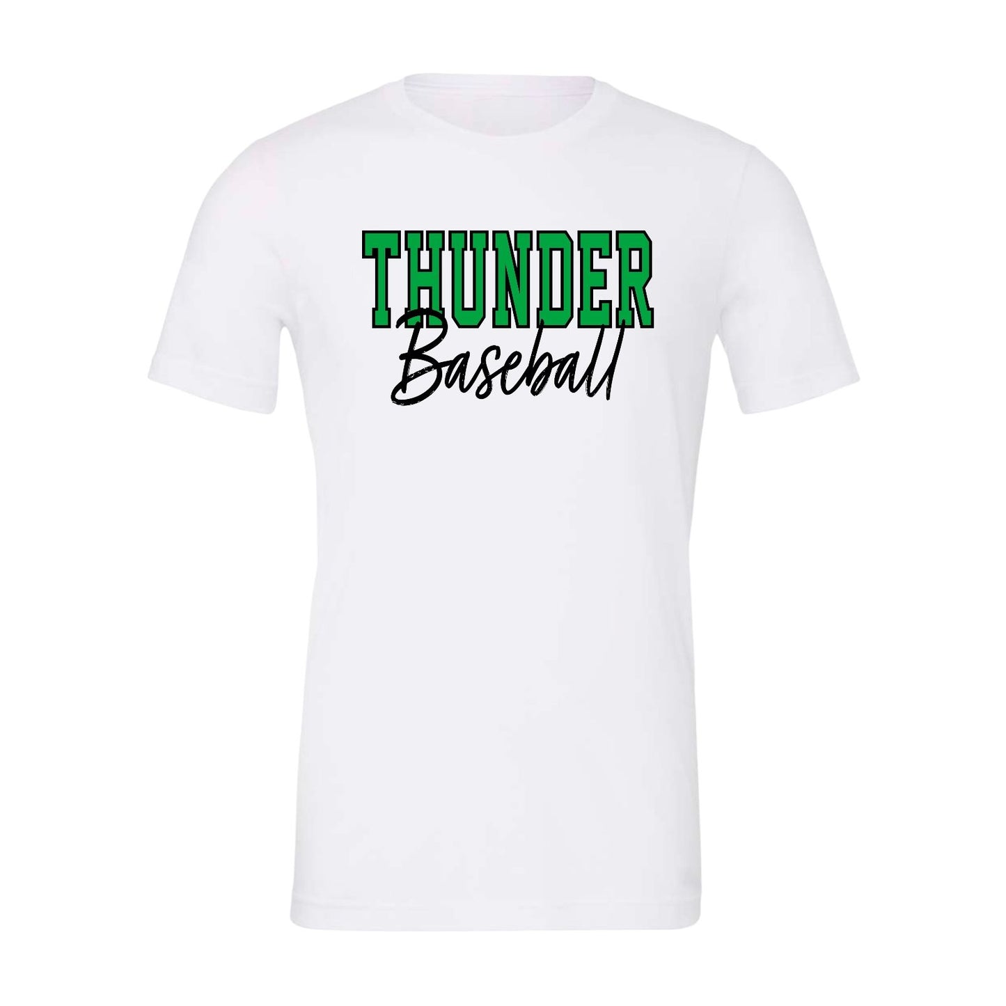 THUNDER OUTLINE White Tee [ADULT]