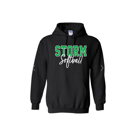 STORM OUTLINE Black Hoodie [ADULT]