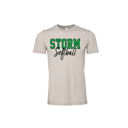 STORM OUTLINE Cool Grey Tee [ADULT]