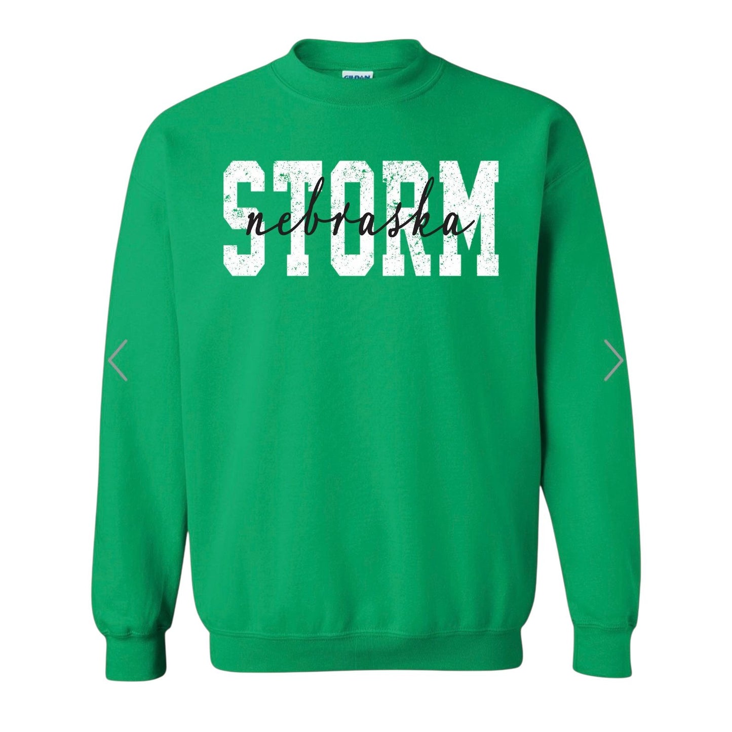 STORM LAYERED Green Crewneck [ADULT]