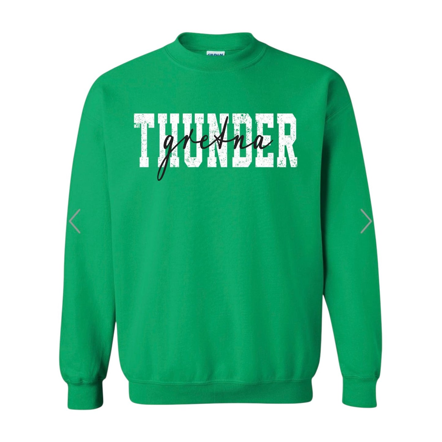 THUNDER LAYERED Green Crewneck [ADULT]
